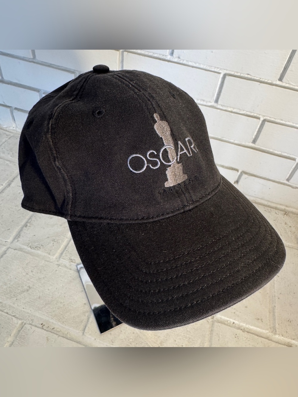 Rare Vtg 81st Academy Awards Oscars Crew Hat Black L/XL A-Flex
